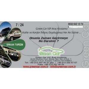 Green car vip araç kiralama hizmetleri 