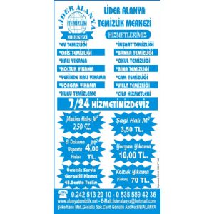Alanya Halı Yıkama Şirketi