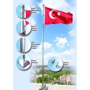 Anka Bayrak Direkleri - Paslanmaz Bayrak Direği
