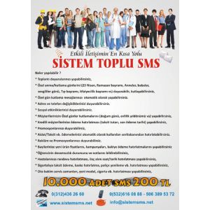 SİSTEM TOPLU SMS