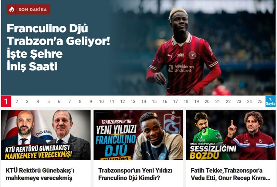 Trabzon Merkezli Günebakış Gazetesi