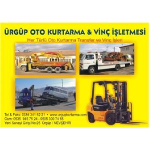 Ürgüp Oto Kurtarma ve Vinç işl.ltd.şti