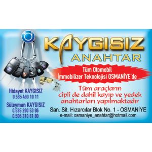 KAYGISIZ ANAHTAR