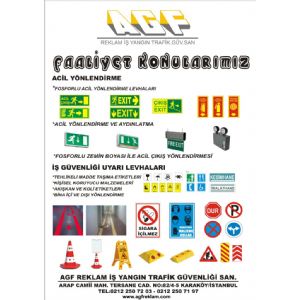 AGF REKLAM İŞ  VE TRAFİK GÜVENLİĞİ
